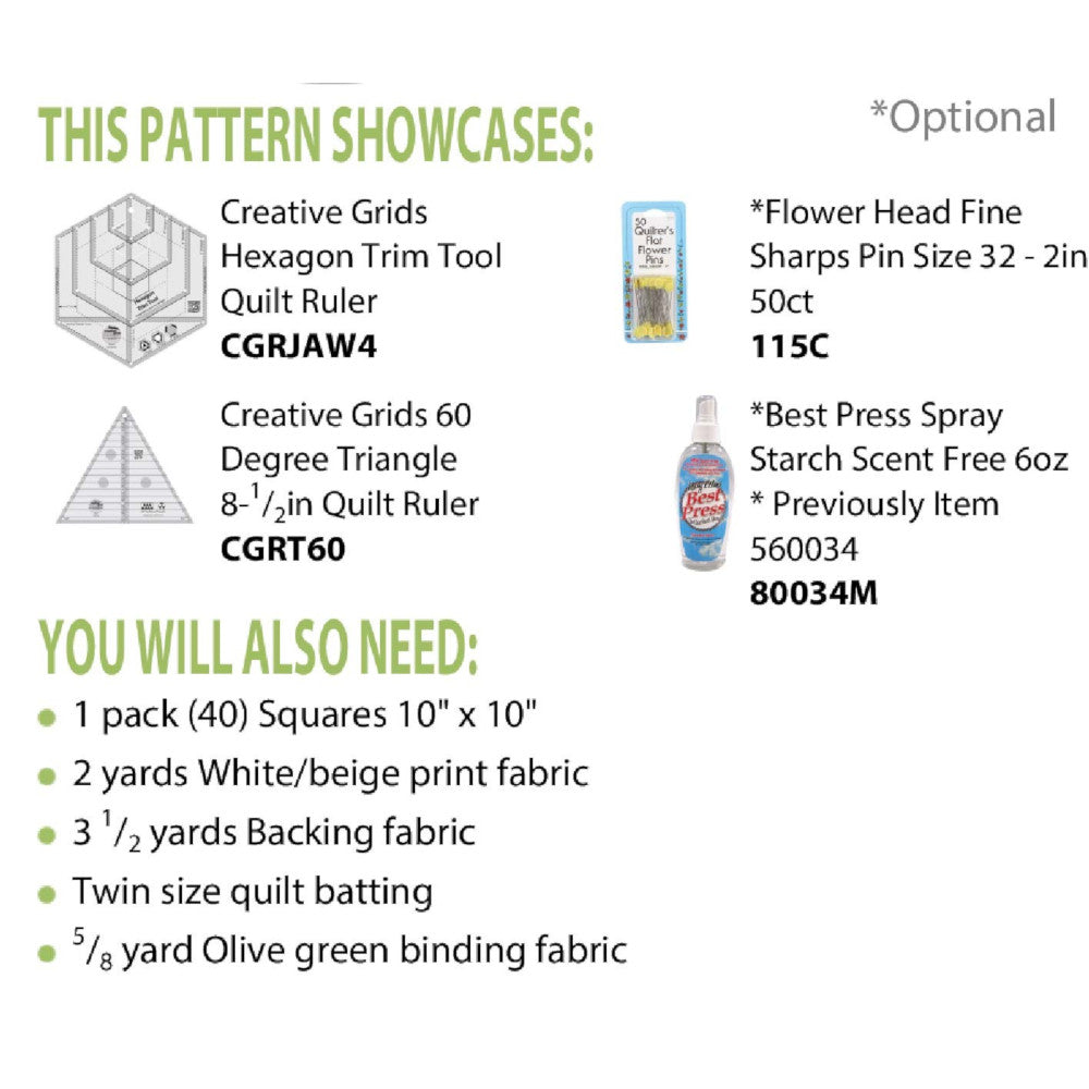 Cut the Cake Hexies Pattern image # 57002