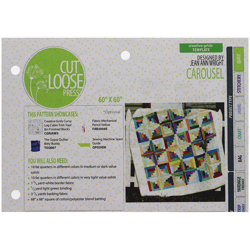 Carousel Fabric Pattern Carousel Quilt Pattern
