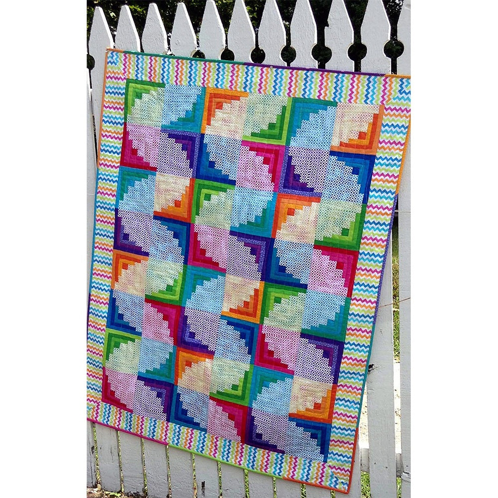 Wiggly Worms Log Cabin Pattern image # 96201