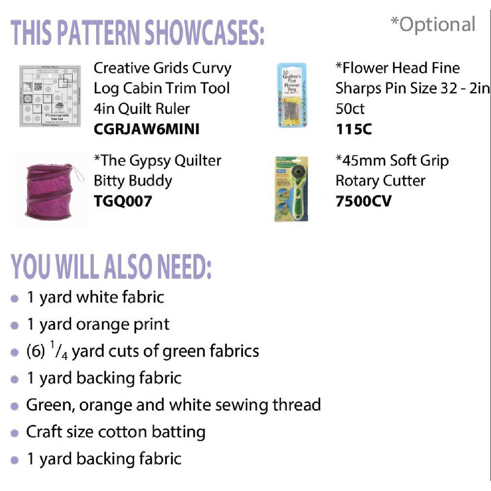 Fried Green Tomatoes Pattern, Cut Loose Press image # 36668