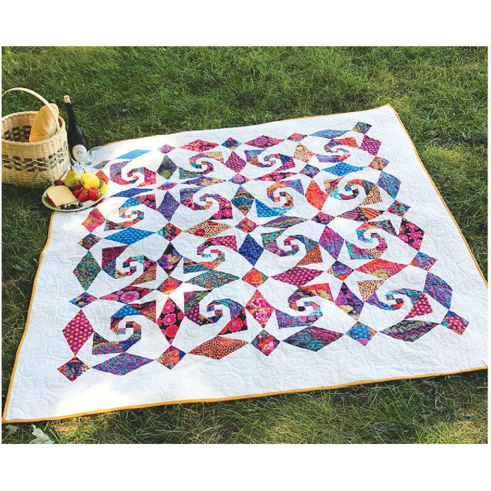 Snails Trail Al Freso Quilt Pattern - Cut Loose Press image # 96281