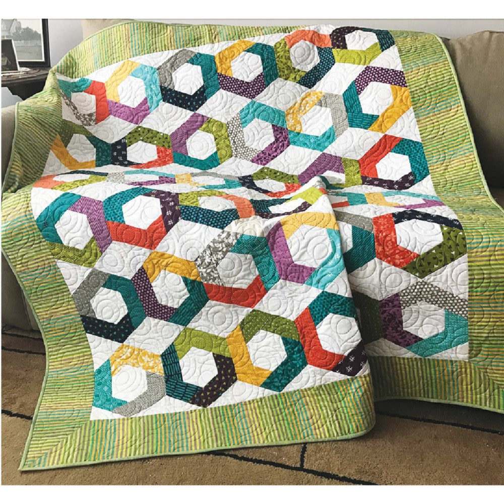 Hexies Go Round Pattern image # 96287