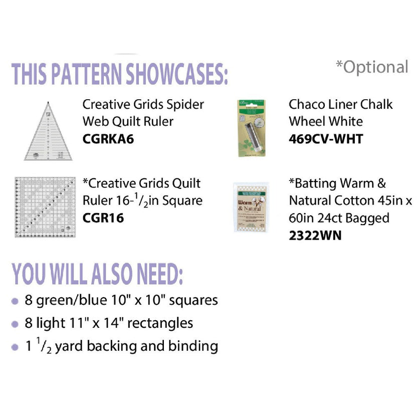 Crazy Christmas Trees Table Topper Pattern