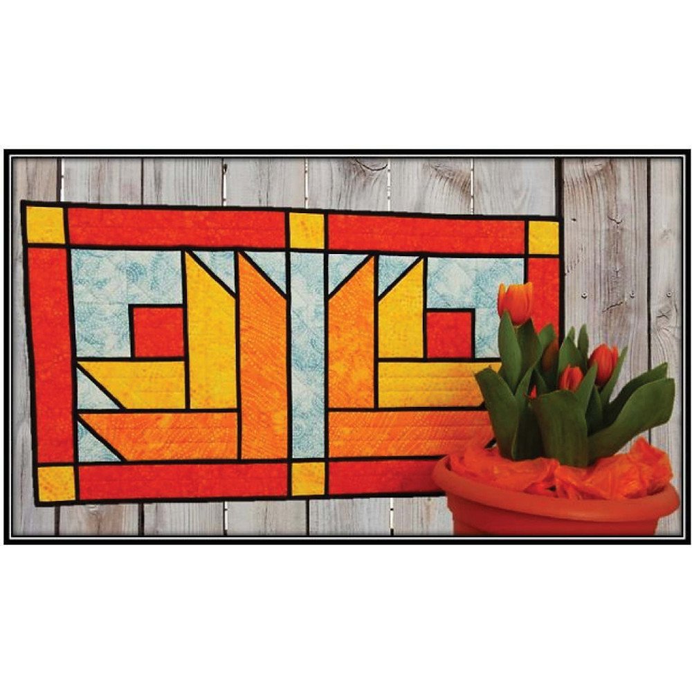 Stained Glass Tulips Table Runner Pattern image # 96211