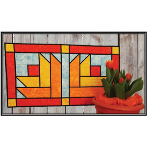 Stained Glass Tulips Table Runner Pattern image # 96211