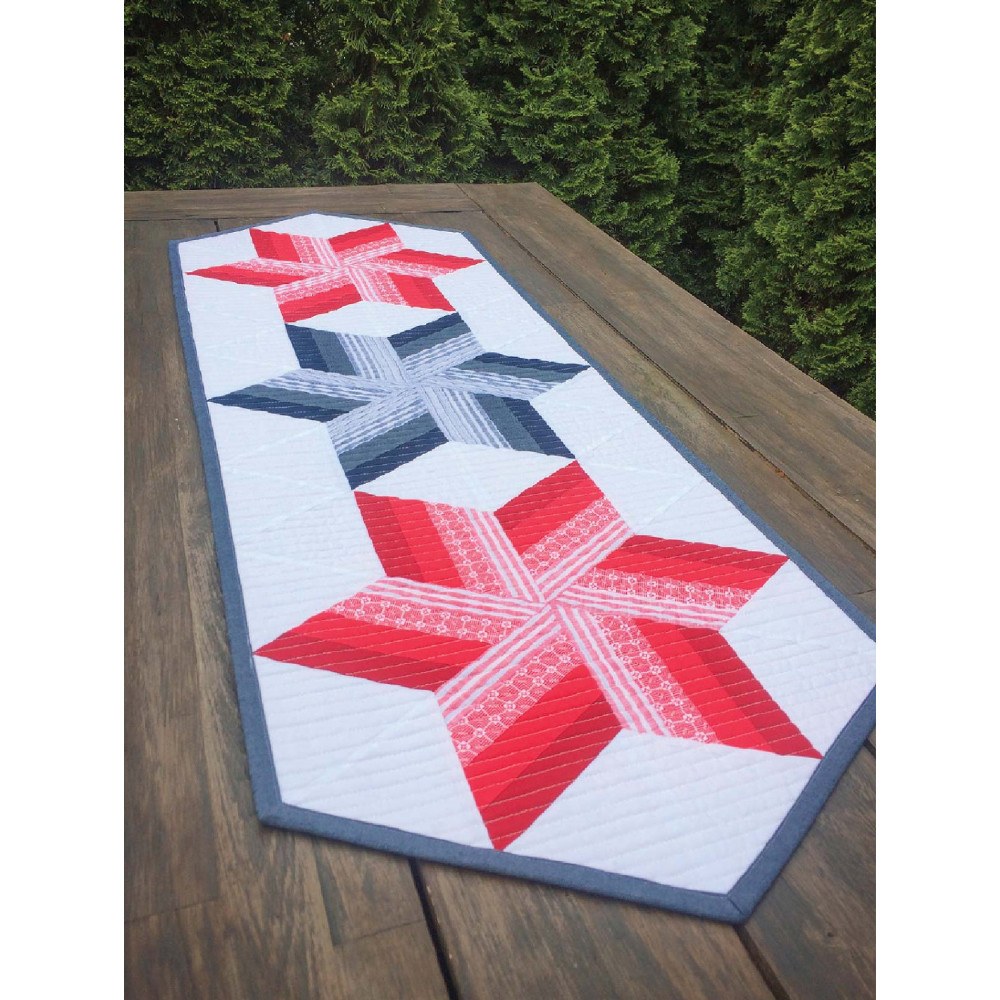 Twirl N Spin Table Runner Pattern - Cut Loose Press image # 96426