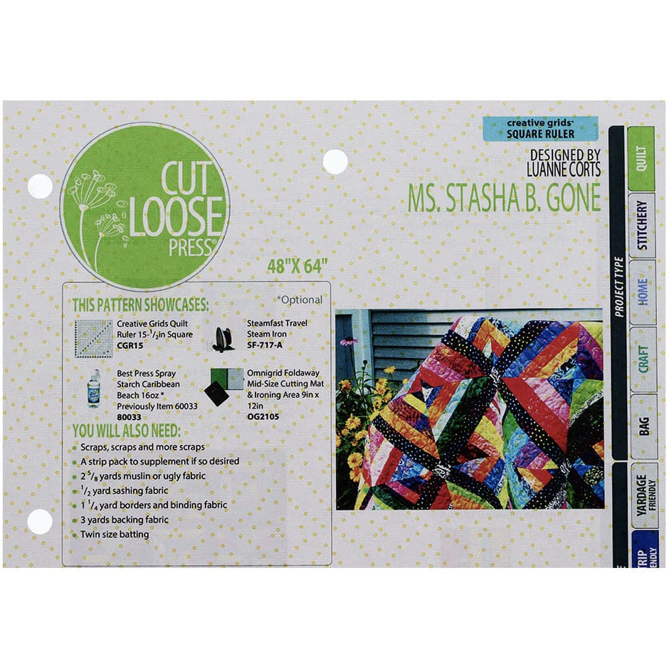 Sitasha Cut Loose Press, Ms. Stasha B. Gone