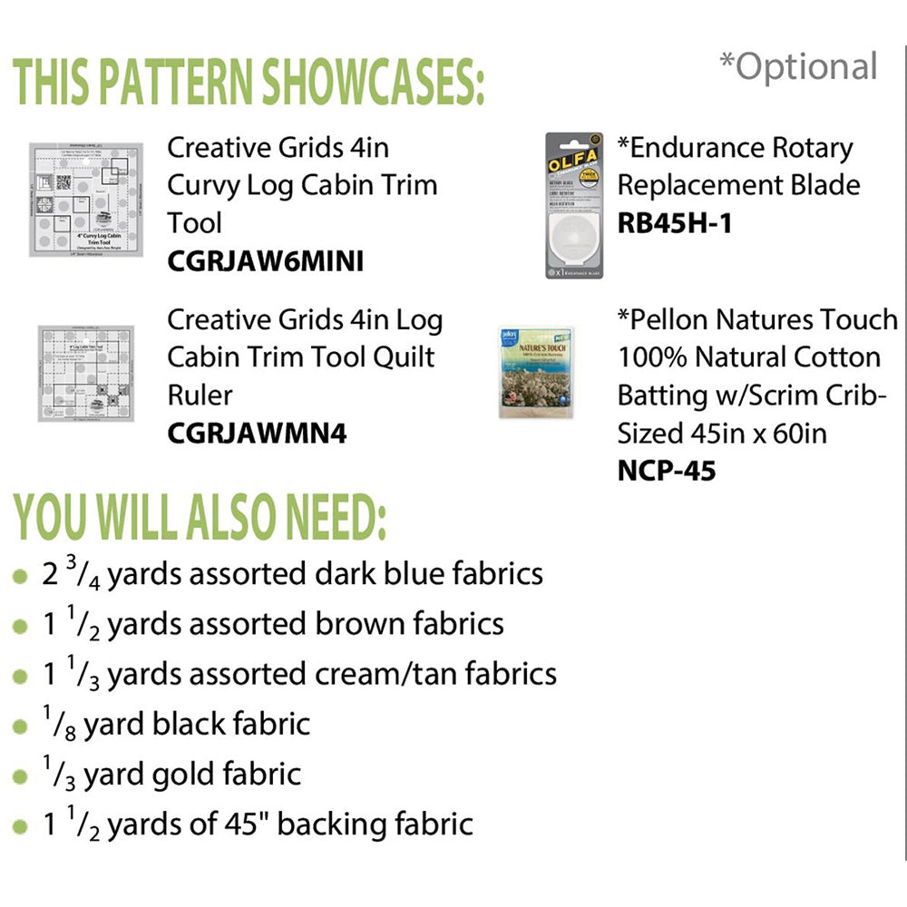 Cut Loose Press, Hootie Quilt Pattern image # 74659