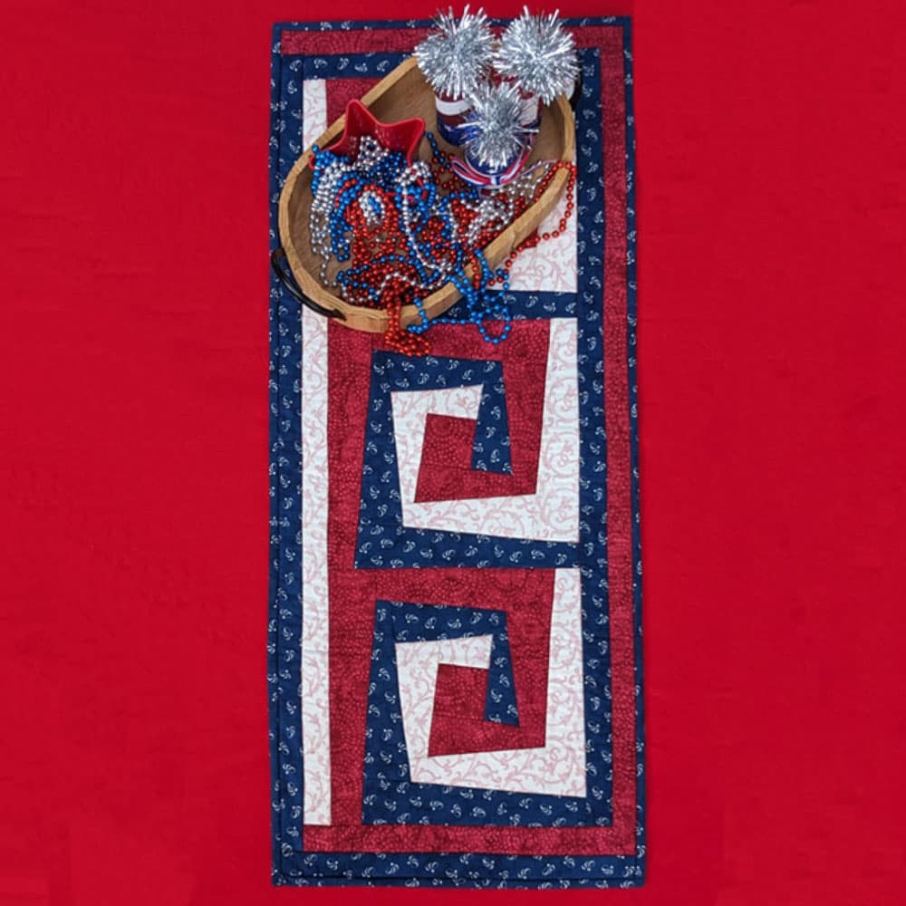 Wonky Waves Table Runner Pattern image # 116855