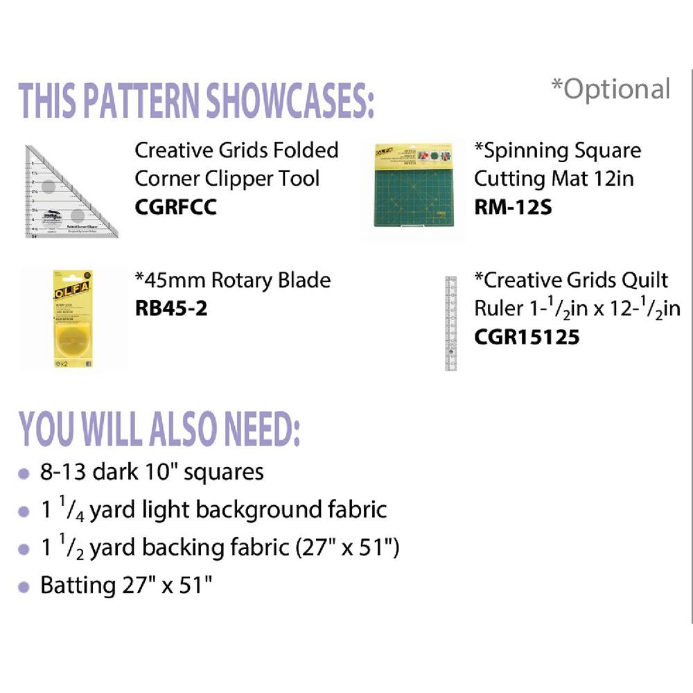 Cut Loose Press Easy Street Table Runner Pattern image # 77442