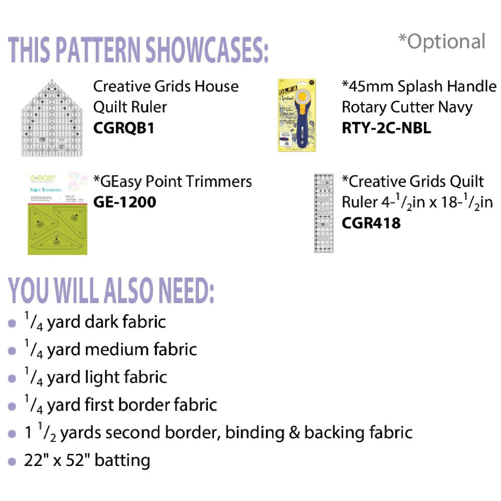 Cut Loose Press, Zippadee Do Da Table Runner Pattern image # 81048