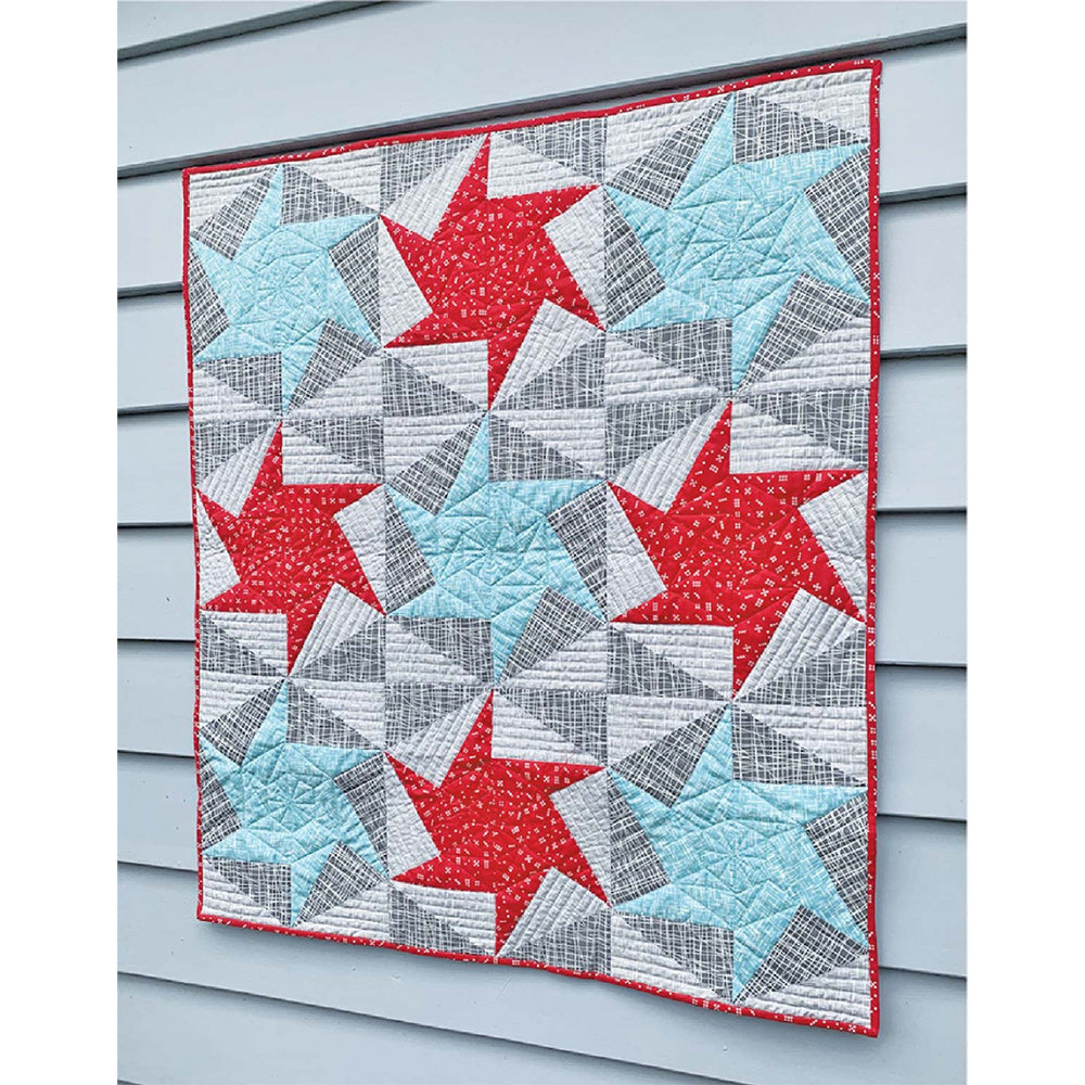 Cut Loose Press, Pinwheel Hexagons Wall Hanging Pattern image # 98287
