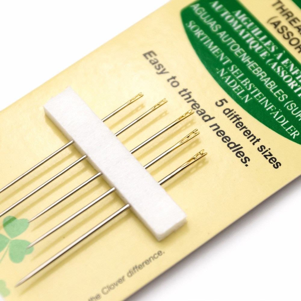 Self Threading Needles, Assorted, Clover image # 87734