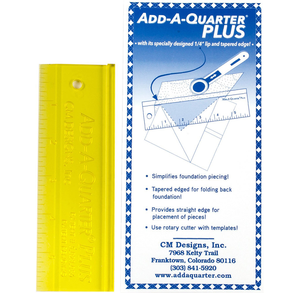 Add-A-Quarter Plus Ruler, 6