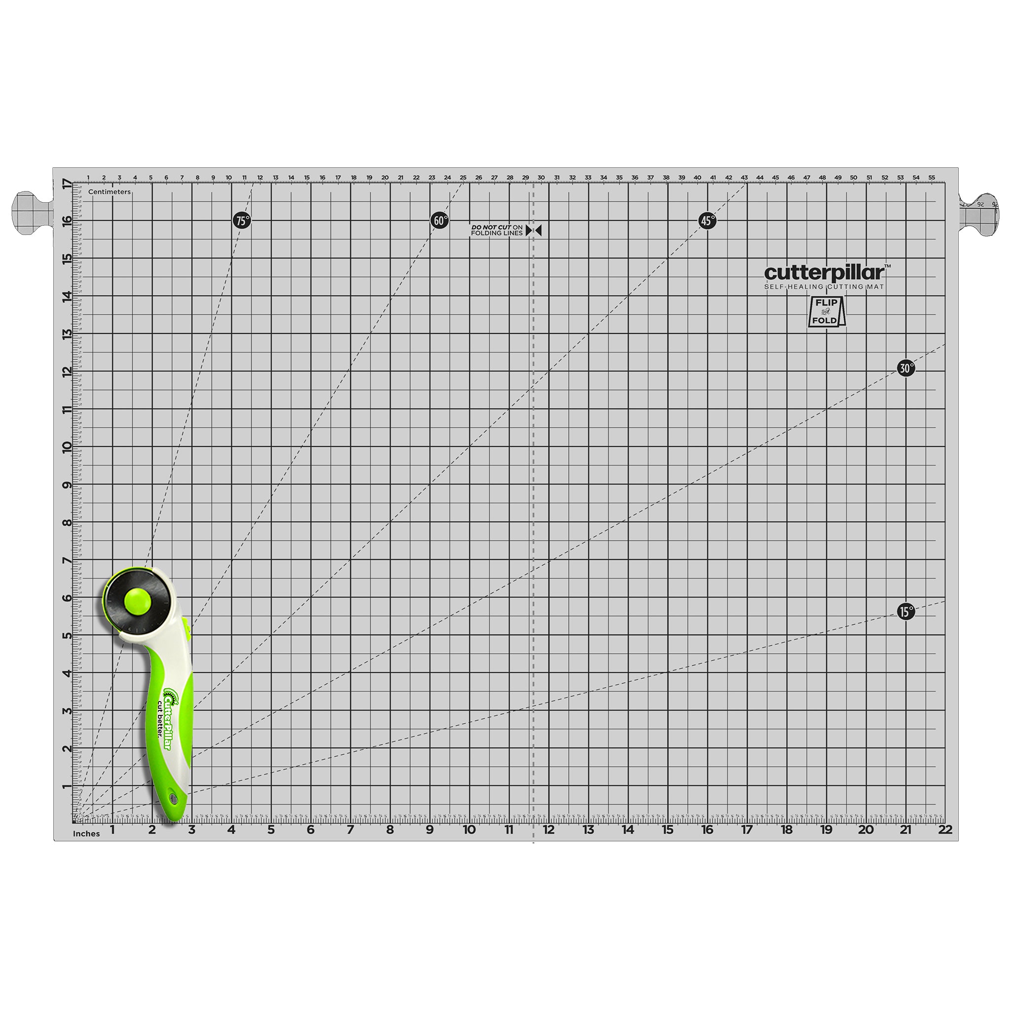 Cutterpillar Flip-N-Fold Cutting Mat