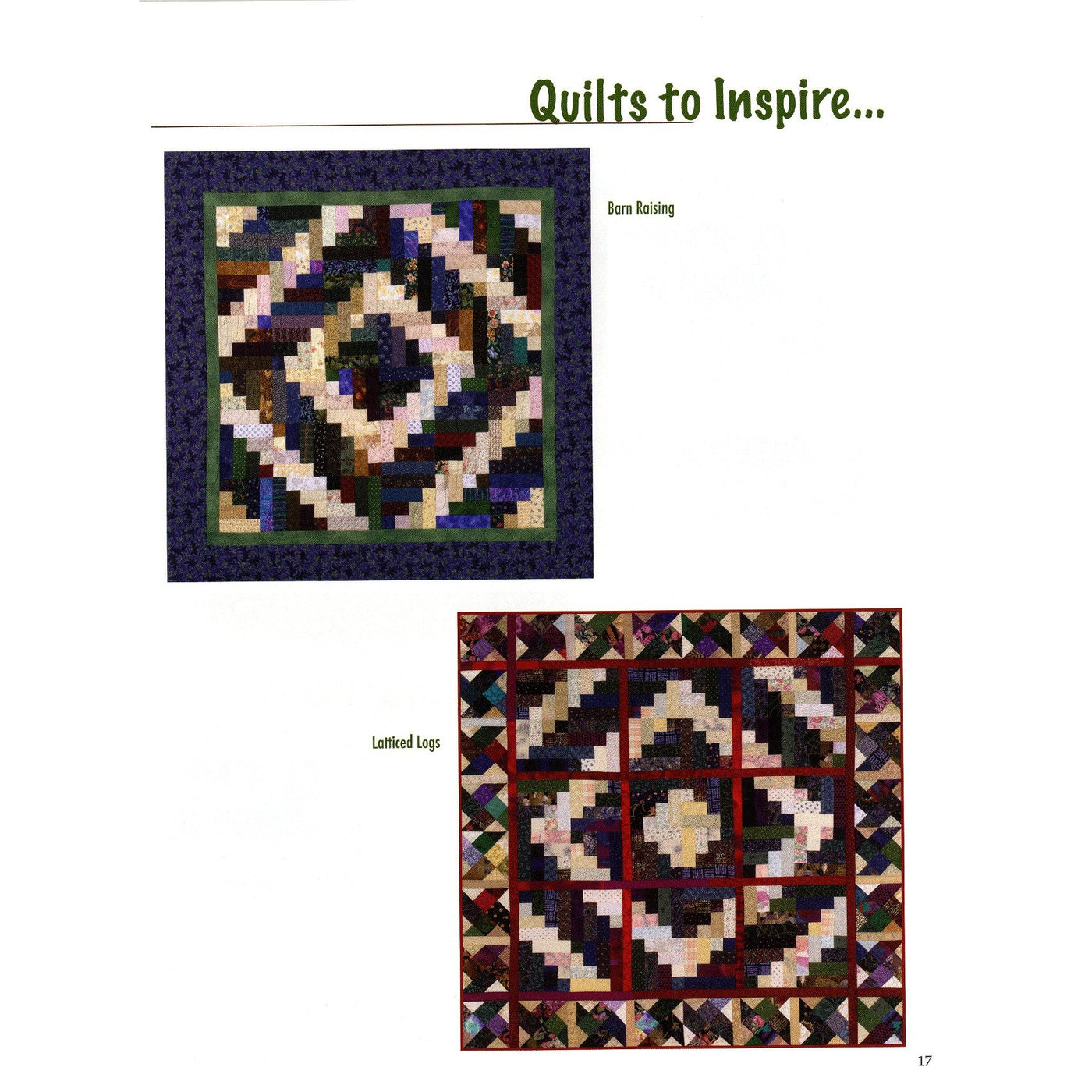 Half Log Cabin Quilts, Sharyn Craig image # 35454