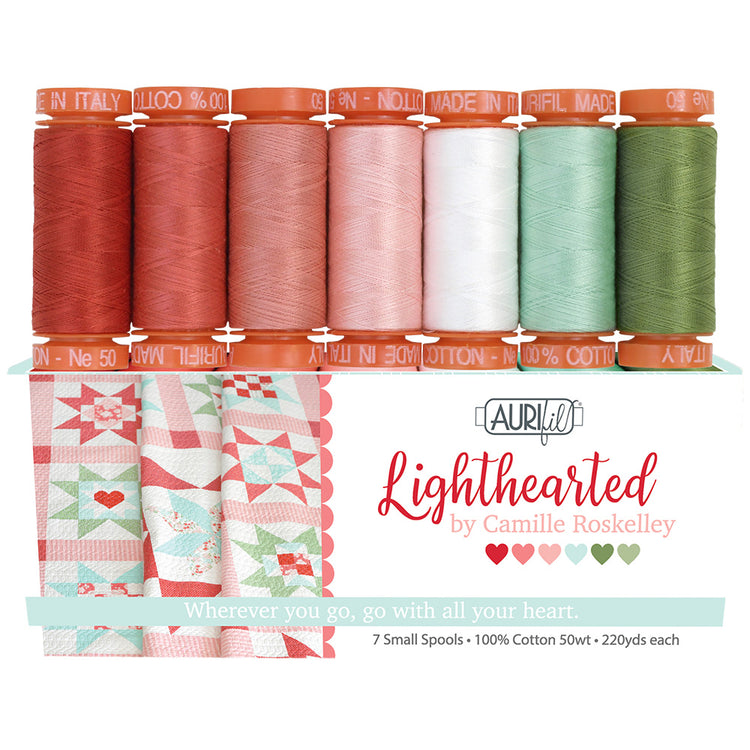 Aurifil Lighthearted 7 Spool Thread Collection image # 118201