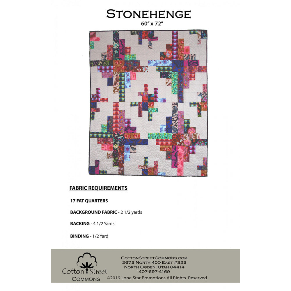 Stonehenge Quilt Pattern image # 79958