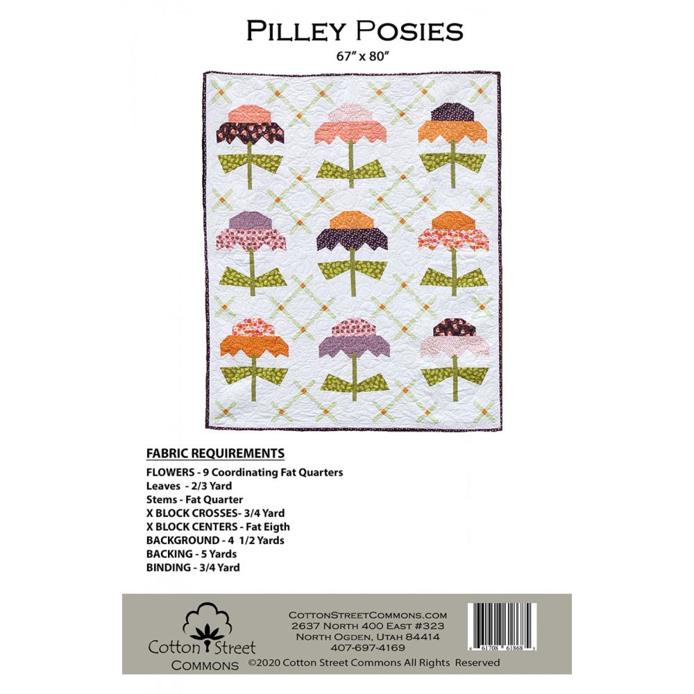 Pilley Posies Quilt Pattern image # 80023