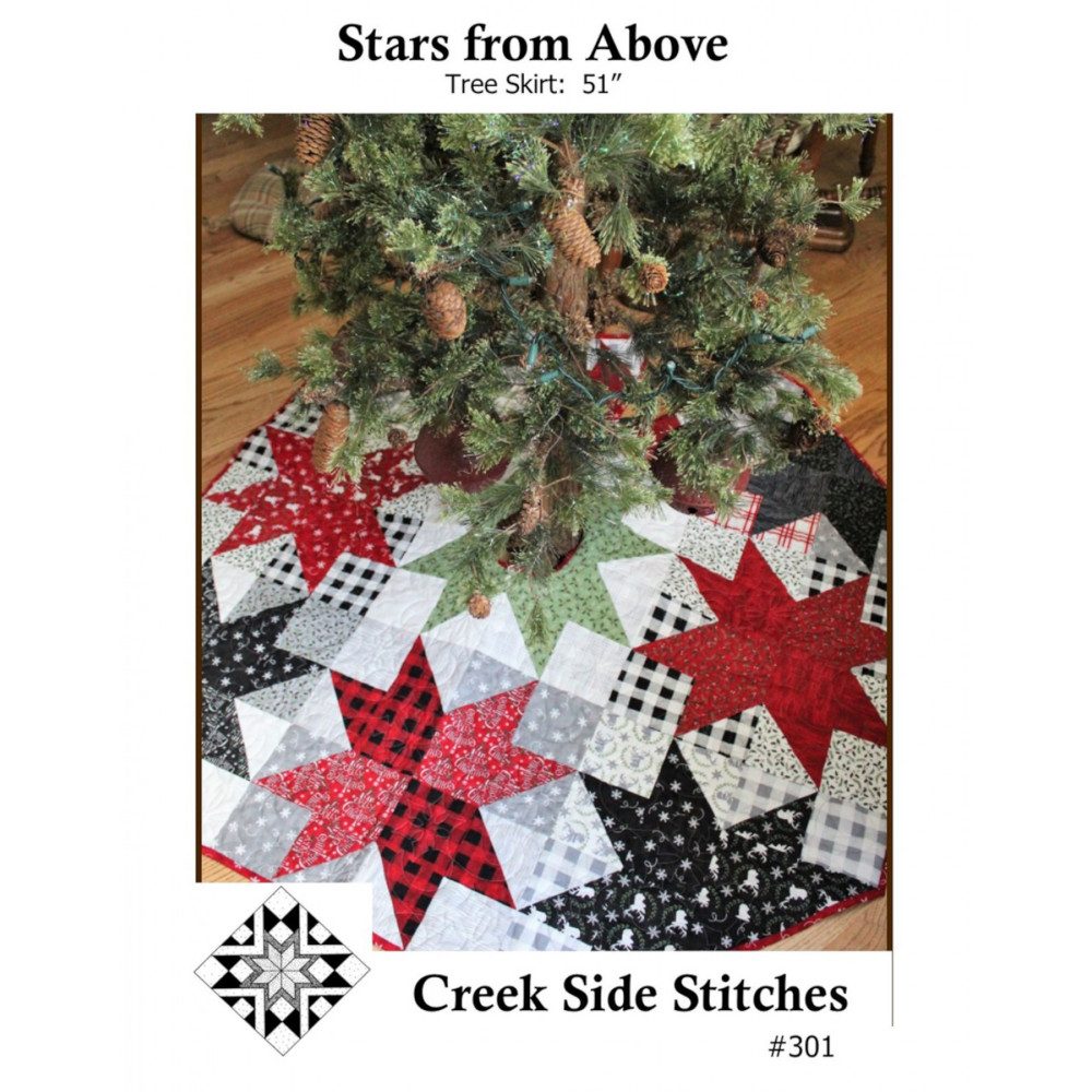 Stars from Above Tree Skirt Pattern image # 55836