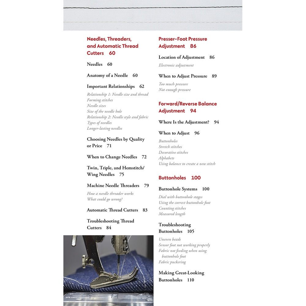 Sewing Machine Reference Tool Book image # 68736