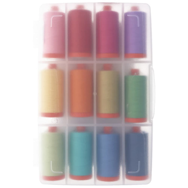 Aurifil 50wt Quilt Collection Colors Thread Kit - 12 Spools image # 94177