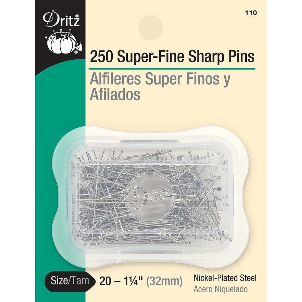 Super-Fine Sharp Pins (250pk), Dritz