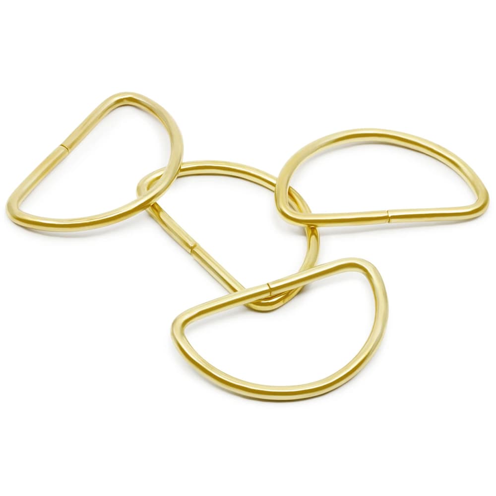 Dritz 1-1/2" D-Rings (Gold), 4pk image # 93139