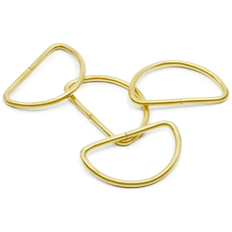 Dritz 1-1/2" D-Rings (Gold), 4pk image # 93139