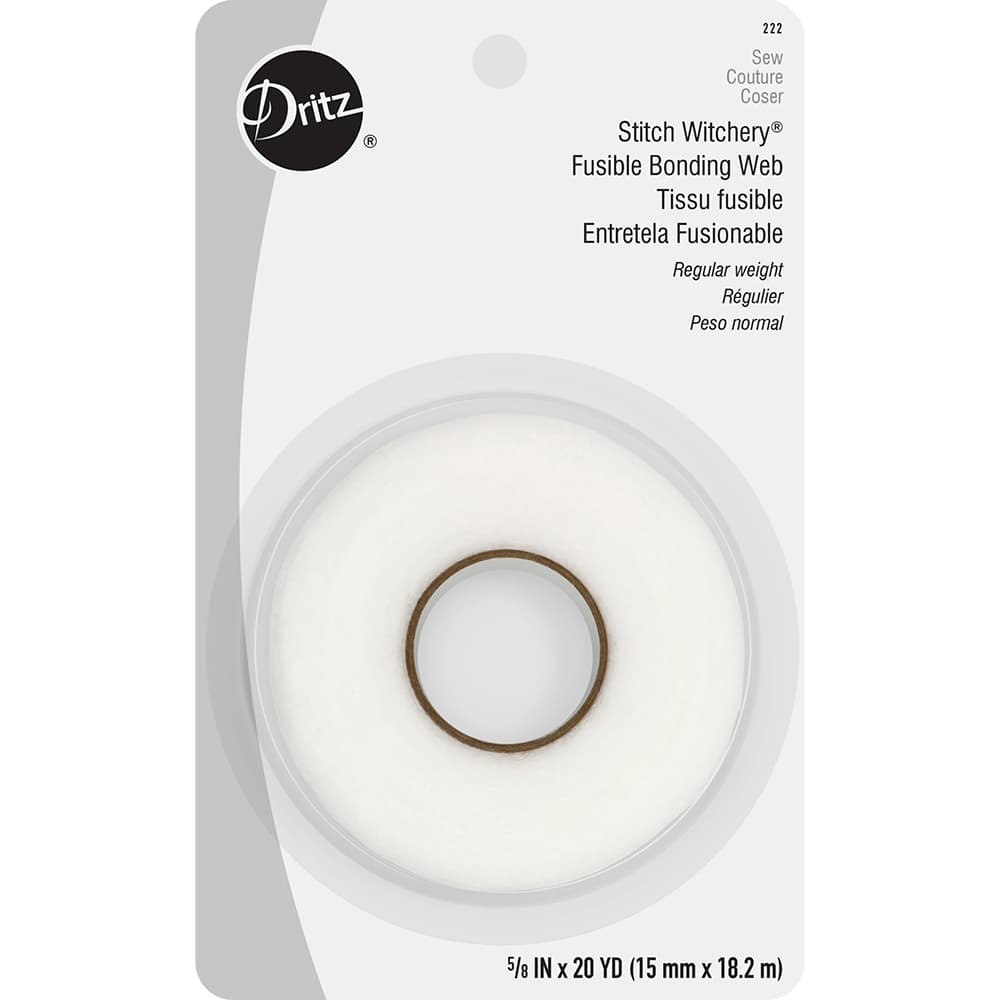 Stitch Witchery Tape (5/8" x 20yds), Regular Weight, Dritz image # 93133
