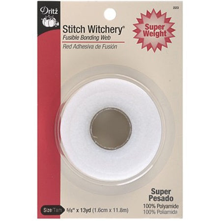 Stitch Witchery Tape (5/8" x 13yds), Super Weight, Dritz image # 19894