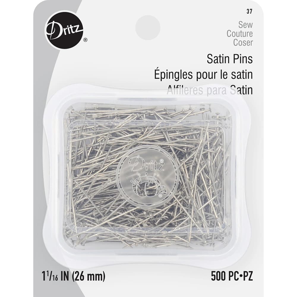 Satin Pins 1- 1/16" (400 CT), Dritz #D26 image # 92501