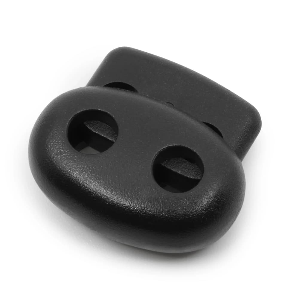 2pk Cord Stops, Black, Dritz