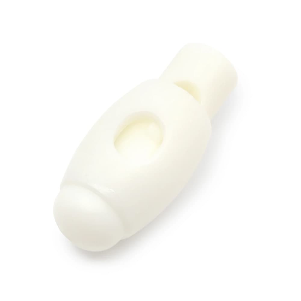 2pk Narrow Cord Stops, White, Dritz image # 93102