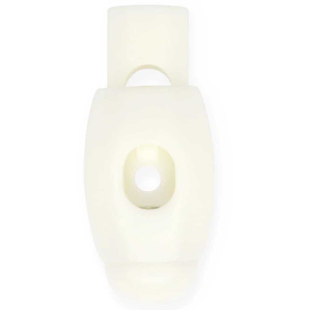 2pk Narrow Cord Stops, White, Dritz image # 93101