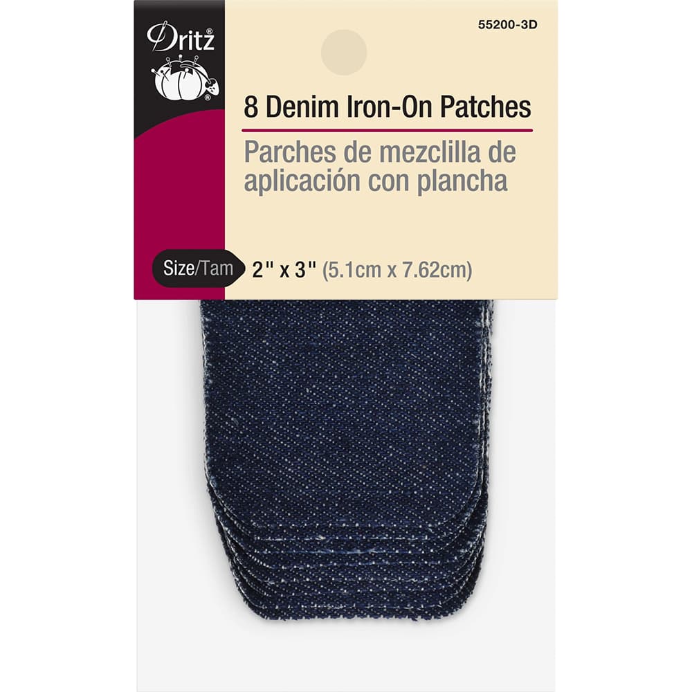 Dritz Denim Iron-On Patch (8ct) image # 91822