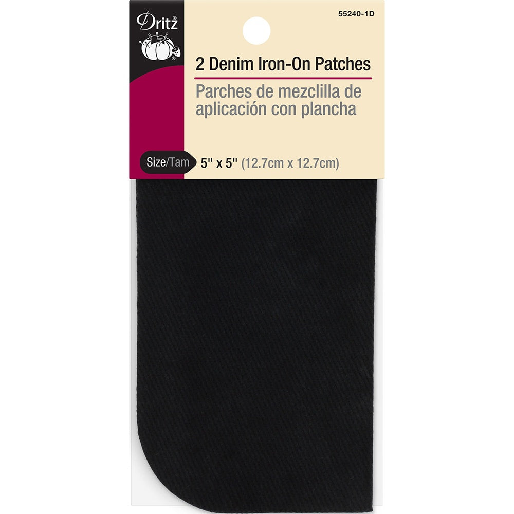 Dritz Denim Iron-On Patch - 2pk image # 88204