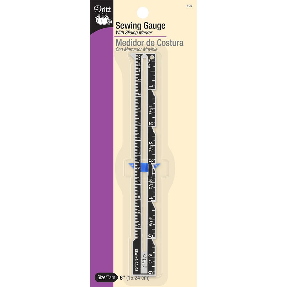 6" Sewing Gauge w/ Sliding Marker image # 87840