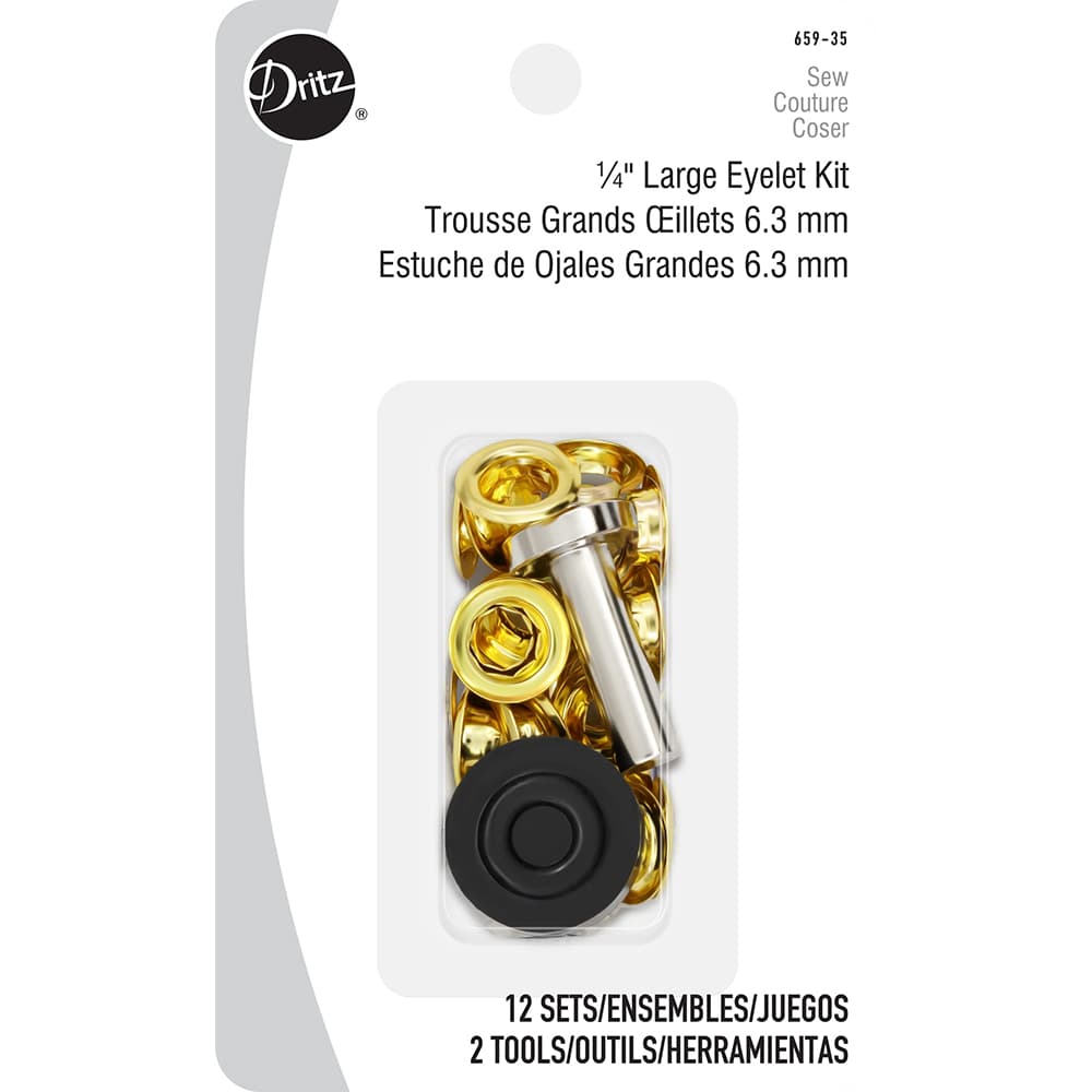 Large Eyelet Kit 1/4" (12pk) image # 91791