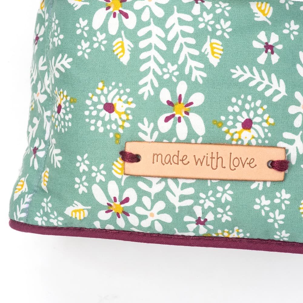 Leather Label, Rectangle, "Made with Love" image # 92903