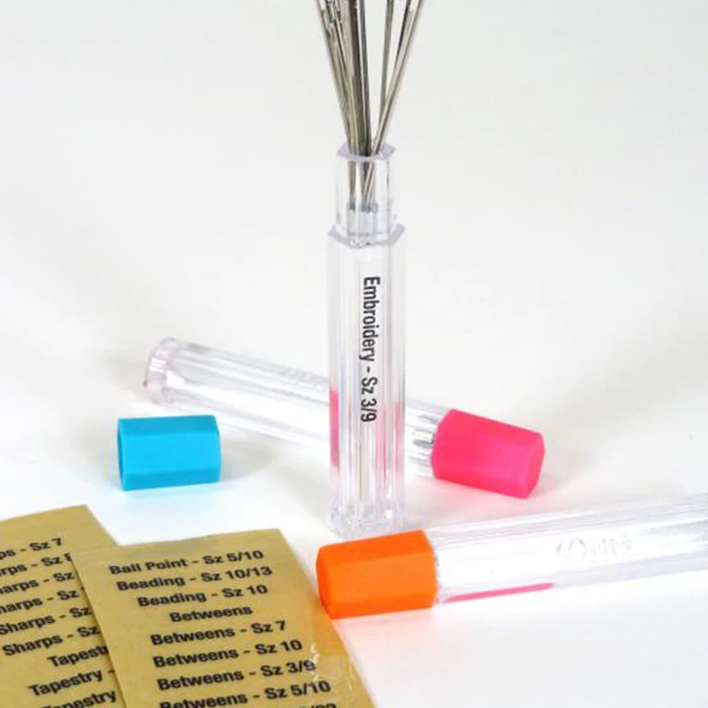 3pk Needle Storage Tubes with Labels, Dritz image # 91661