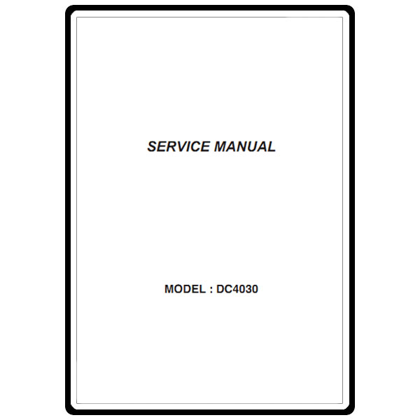 Service Manual, Janome DC4030 image # 6021