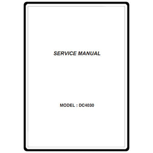 Service Manual, Janome DC4030 image # 6021