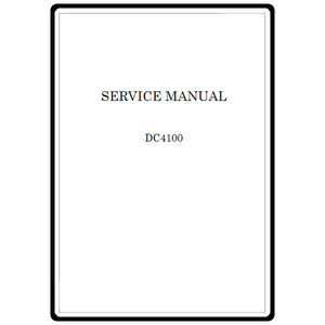 Service Manual, Janome DC4100 image # 6022
