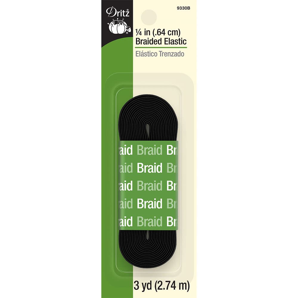 Braided Elastic 1/4in x3yd image # 92760