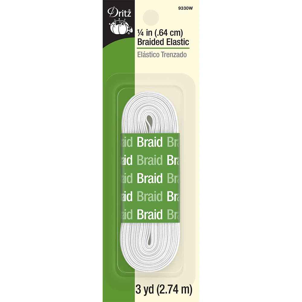 Braided Elastic 1/4in x3yd image # 92761