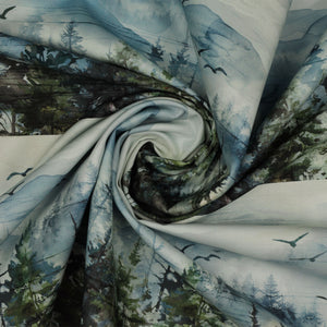 Altitude Fabric Collection - Border Stripe NCDP29155-43 swirled