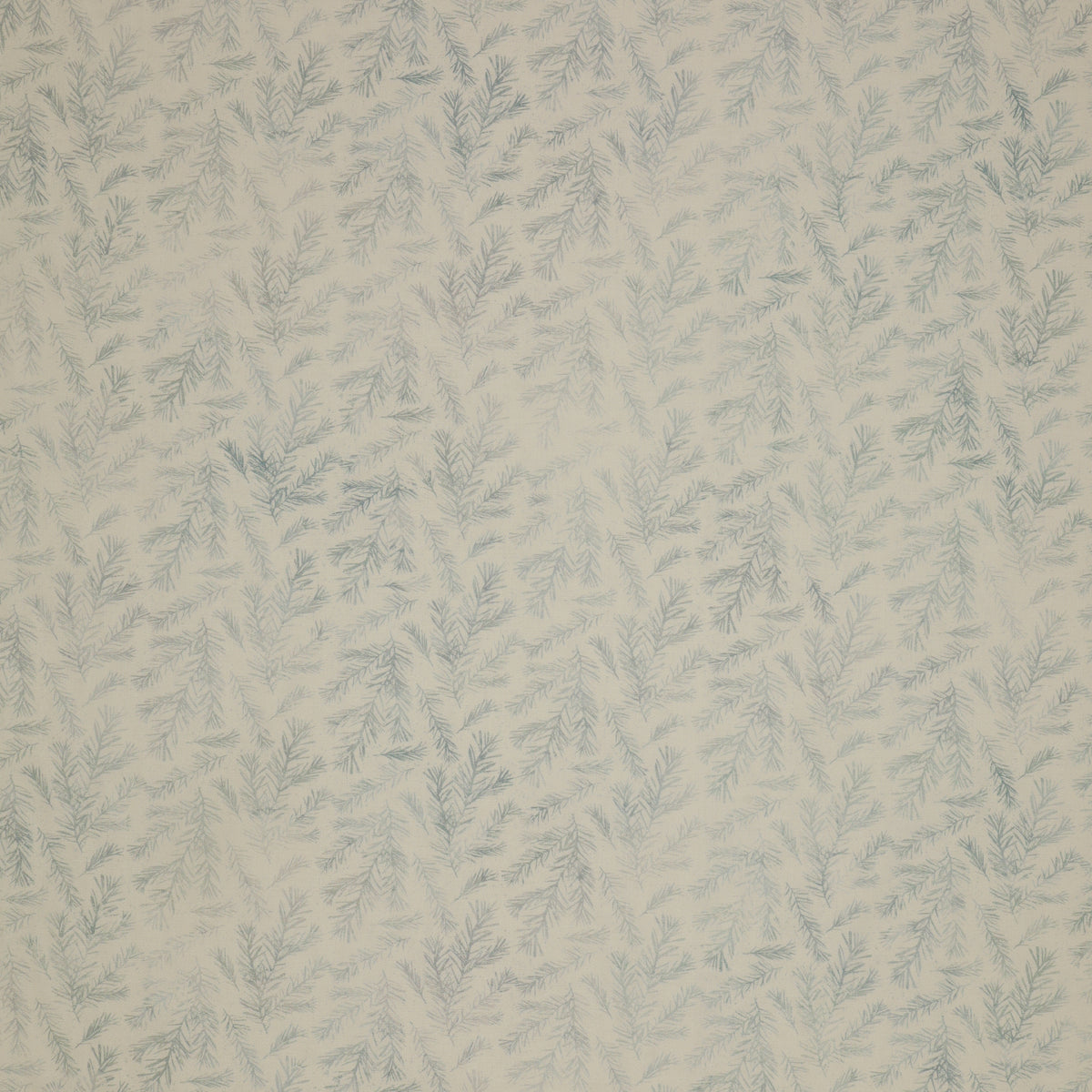 Altitude Fabric Collection - Pine Branches White: Cream with delicate pale blue-gray evergreen branches in a subtle repeating pattern NCDP29158-10