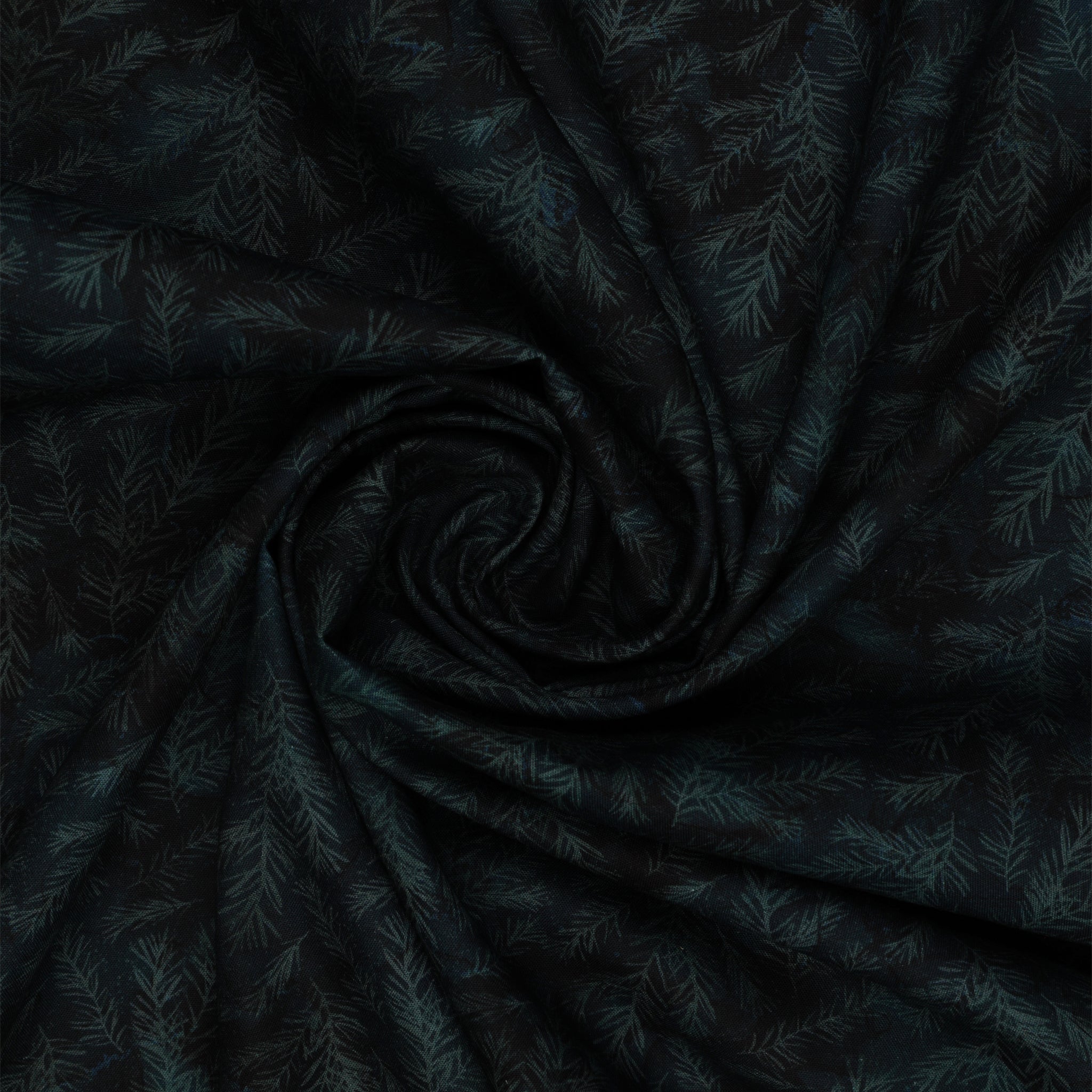Altitude Fabric Collection - Pine Branches Navy: NCDP29158-49 swirled