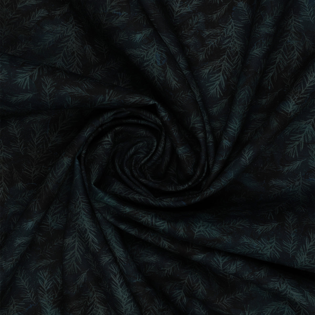 Altitude Fabric Collection - Pine Branches Navy: NCDP29158-49 swirled